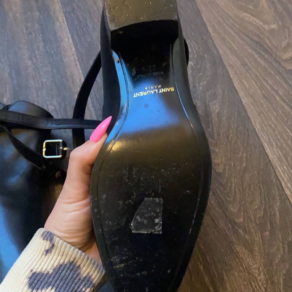 Saint Laurent Black Boots With Heel - Picture 10 of 14